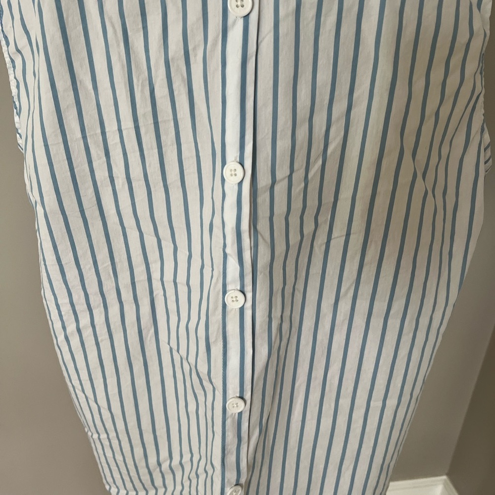 ANNE KLEIN stripped sleeveless top